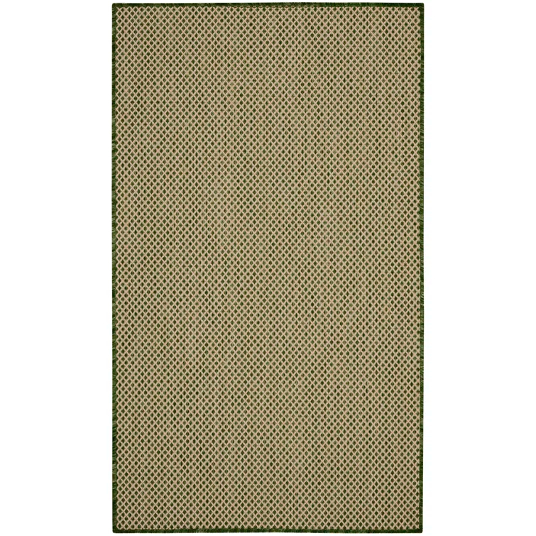Hartigan Green Modern Indoor/Outdoor Rug