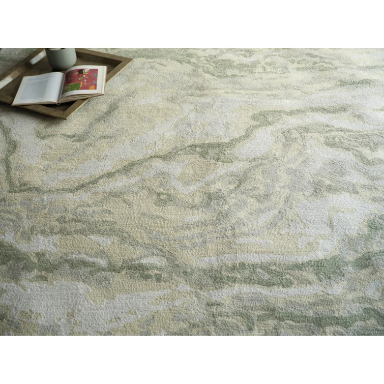 Cortero Rectangle Hand Tufted Wool Area Rug
