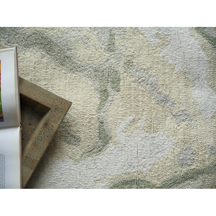 Cortero Rectangle Hand Tufted Wool Area Rug