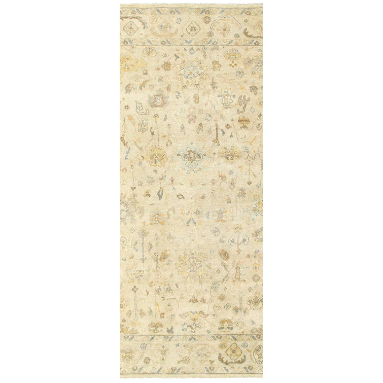 Stylehaven Presley Oriental Hand-Knotted Wool Beige/Gray Area Rug
