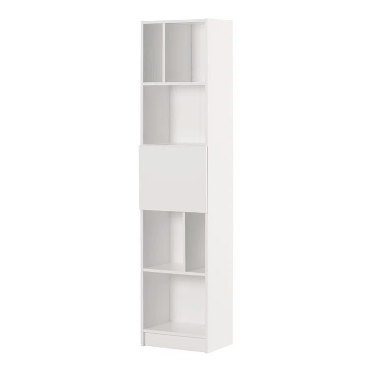 Liora Narrow 5-Shelf Narrow Bookcase