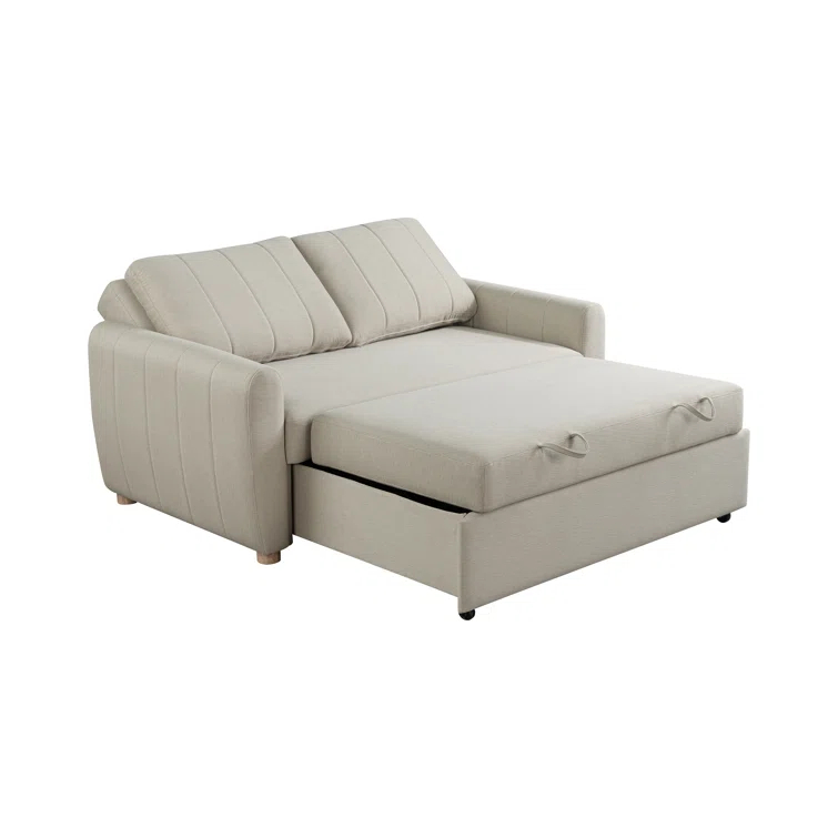Serta Lowry 66.5" Full-Size Upholstered Convertible Sleeper Loveseat