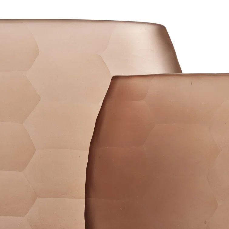 Textured Glass Table Vase