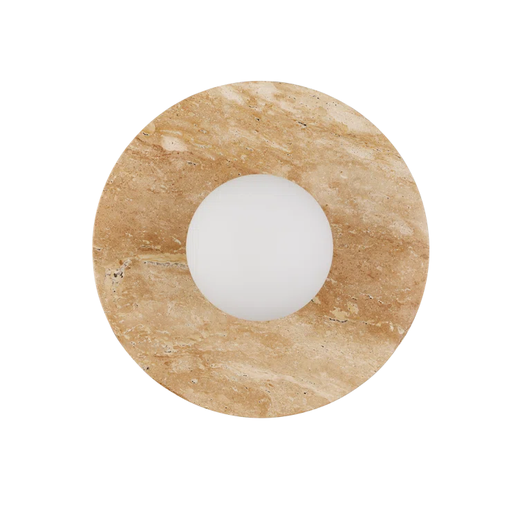 Lamphere Sconce - Travertine