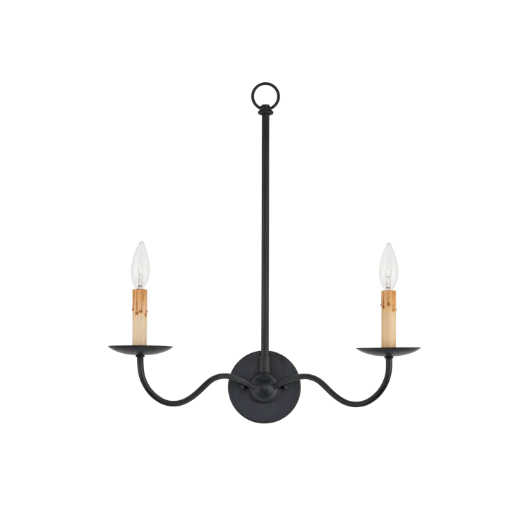 Saxon Double-Light Wall Sconce