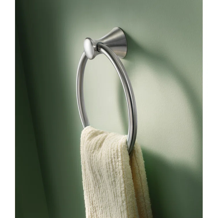 Lahara Wall Mount Round Closed Towel Ring Bath Hardware Accessory