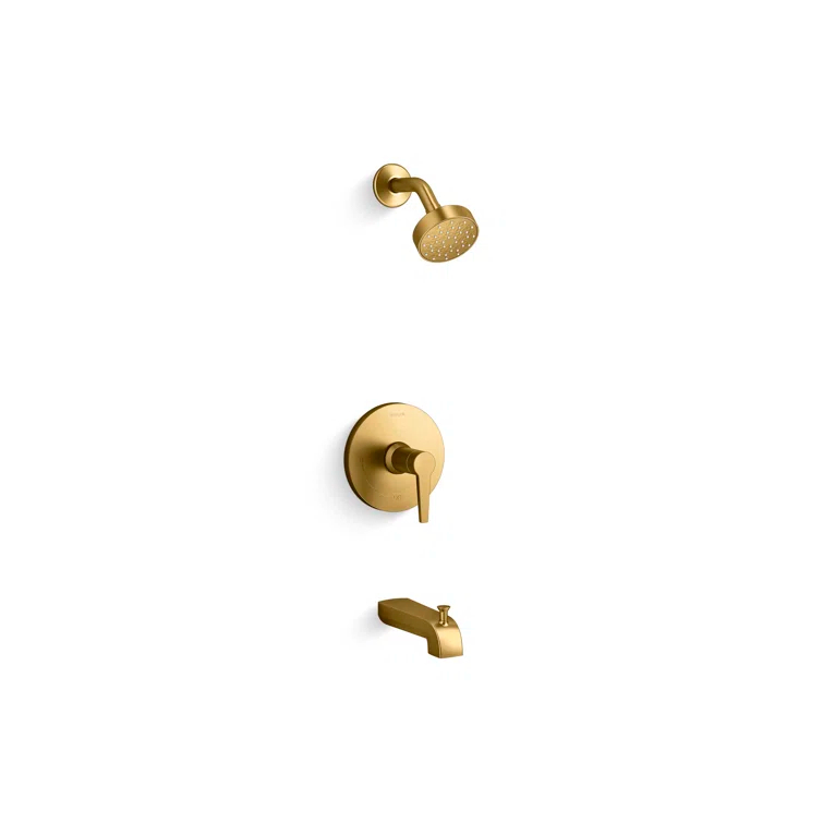 Pitch Rite-Temp Shower Trim Set, Less Showerhead