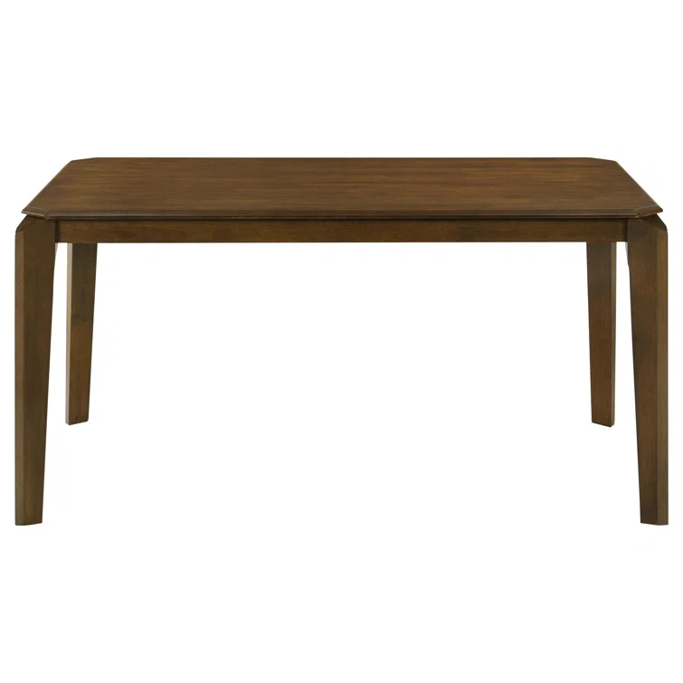 Almonte 59-Inch Rectangular Wood Dining Table Dark Brown