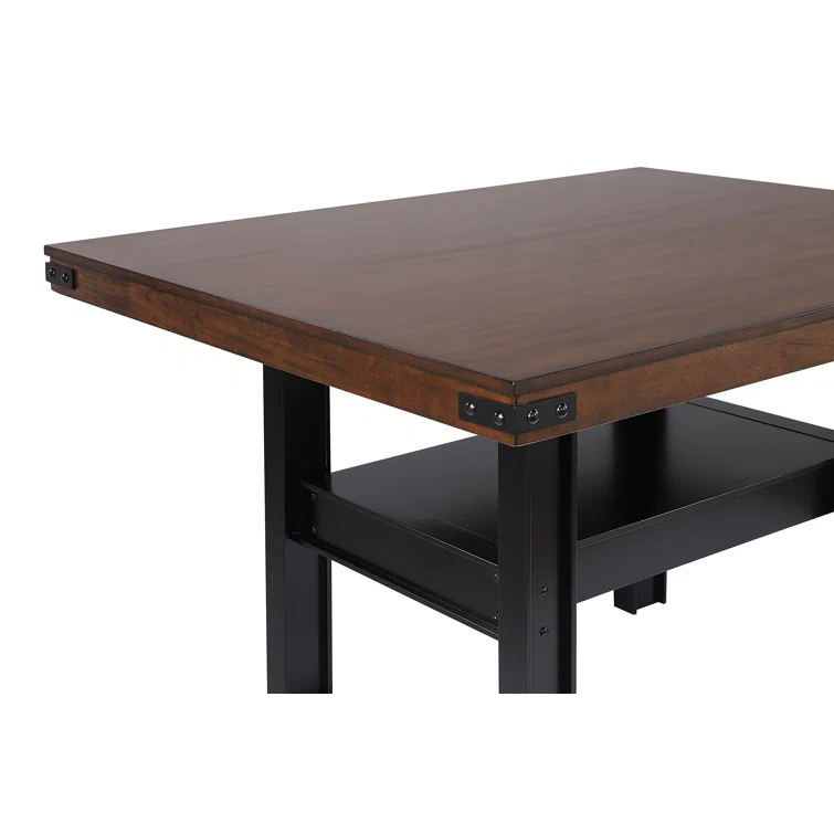 Patterson 60-Inch Counter Height Dining Table Mango Oak