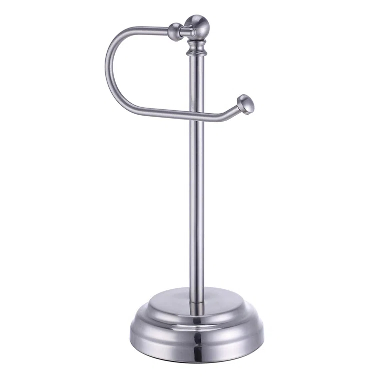 SunnyPoint WF-0K-JOC0-XLSW Heavy Weight Classic Decorative Metal Fingertip Towel Holder Stand