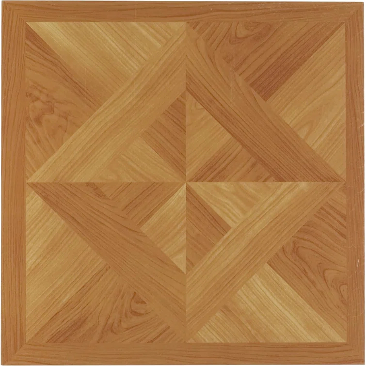 Woven Trends Tivoli Self Adhesive Vinyl Floor Tiles, 45 Pcs, 12" X 12"