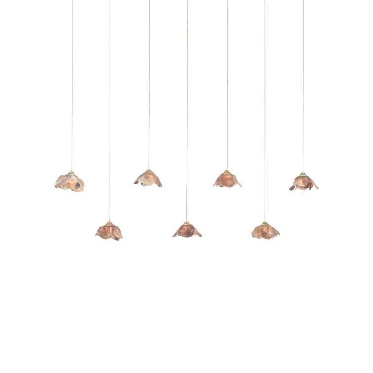 Catrice 7-Light Silver and Shell Island Pendant