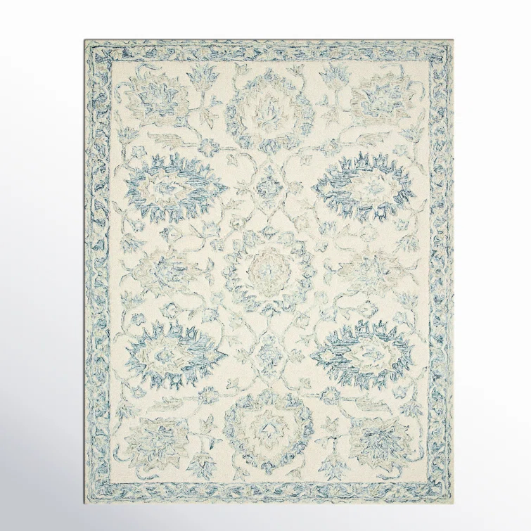 Aden Oriental Hand-Hooked Wool Area Rug