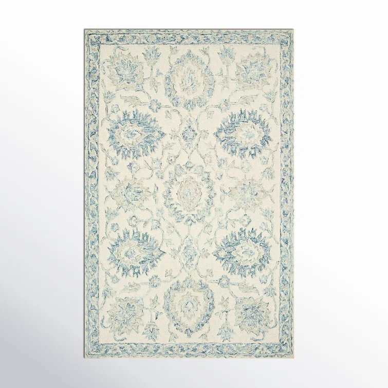 Aden Oriental Hand-Hooked Wool Area Rug