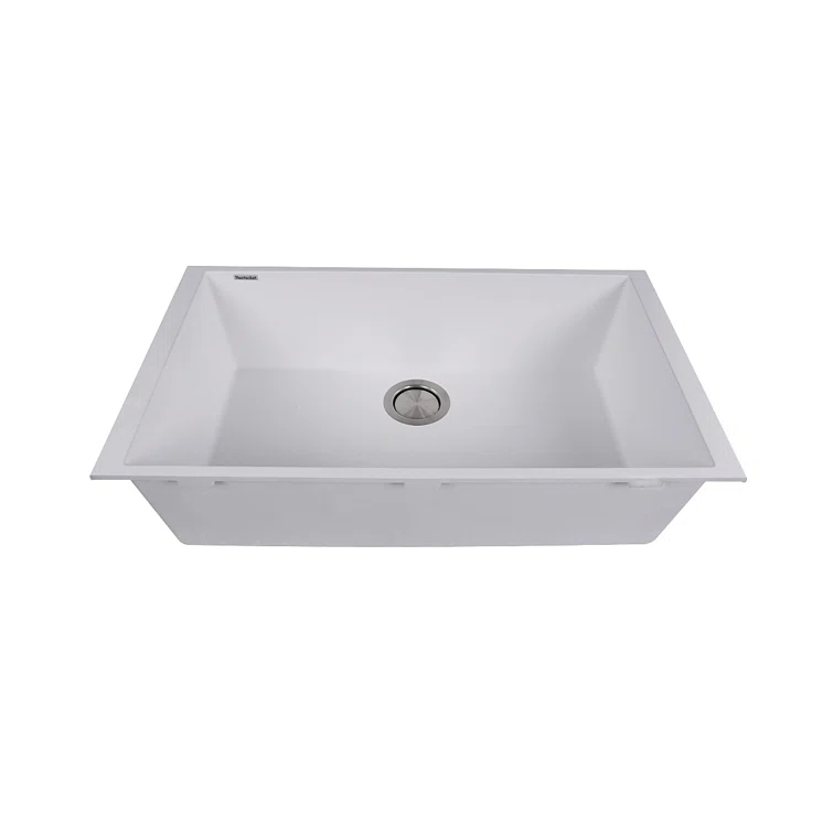 Plymouth 30'' L Undermount Single Bowl Granite Kitchen Sink
