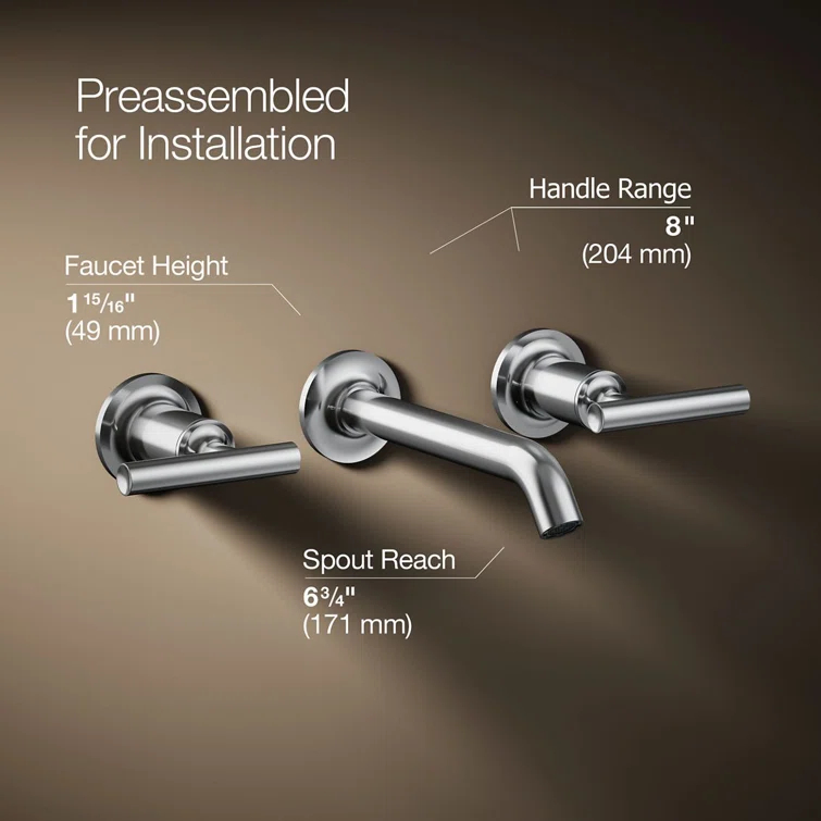Purist® Wall-Mounted Bathroom Faucet