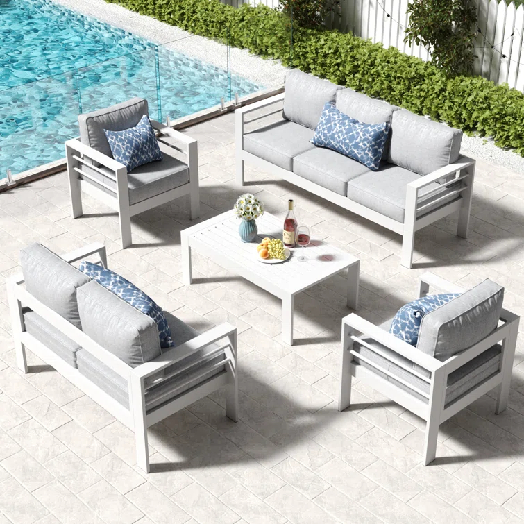 Alturas Standalone Product 50" Wide Outdoor Loveseat