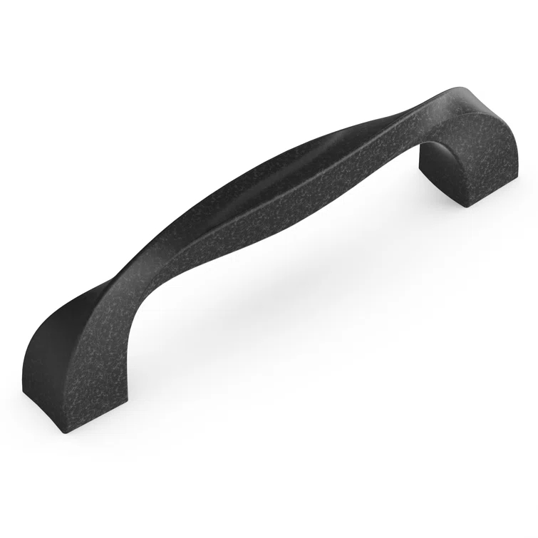 Twist Kitchen Cabinet Handles, Solid Core Drawer Pulls for Cabinet Doors, 3-3/4" (96mm)