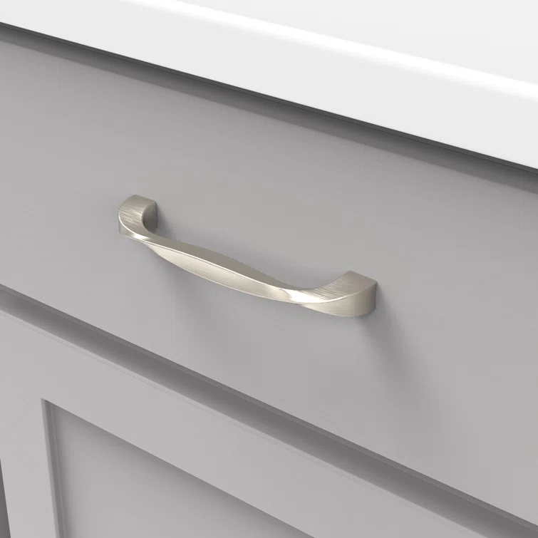 Twist Kitchen Cabinet Handles, Solid Core Drawer Pulls for Cabinet Doors, 5-1/16" (128mm)