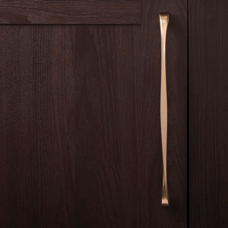 Twist Kitchen Cabinet Handles, Solid Core Drawer Pulls for Cabinet Doors, 12"