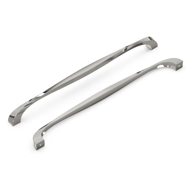 Twist Kitchen Cabinet Handles, Solid Core Drawer Pulls for Cabinet Doors, 12"