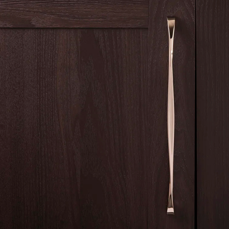Twist Kitchen Cabinet Handles, Solid Core Drawer Pulls for Cabinet Doors, 12"