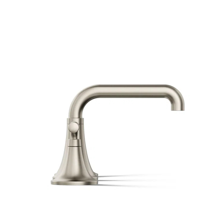 Tone Widespread Bathroom Sink Faucet, Three-Hole Bathroom Faucet with Clicker Drain, 1.2 GPM