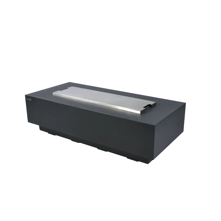 Elementi Hampton Rectangular Concrete Fire Pit Table
