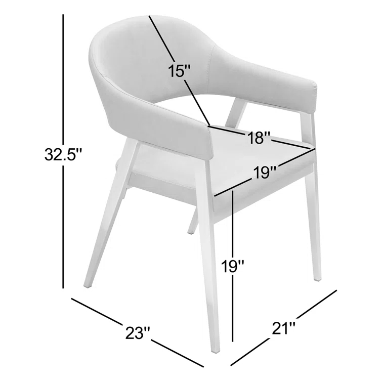 Adele Set Of Two Dining/Accent Chairs