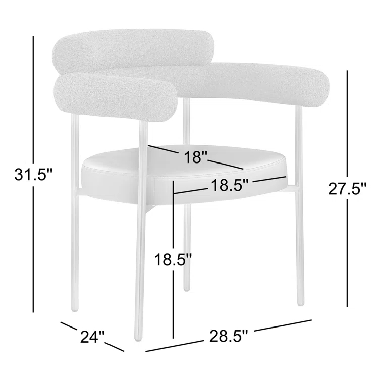 Izak 18.5'' H Upholstered Armchair