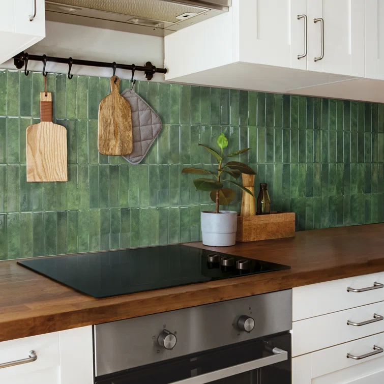 Peel and Stick Gel Backsplash Tile Morocco 11.5'' x 9''