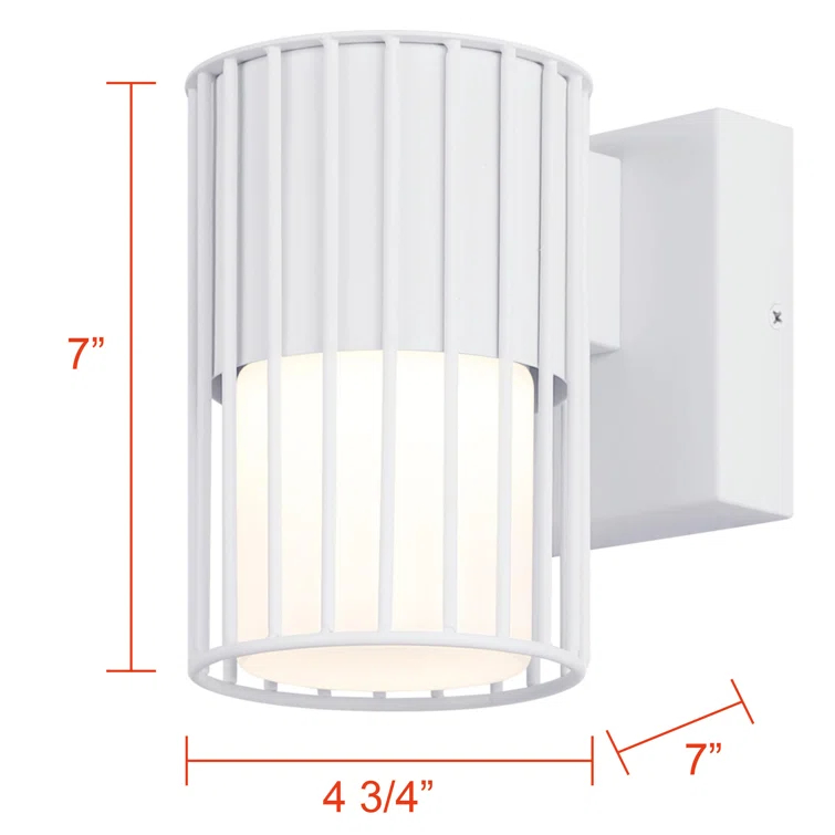 JAVON LED Integrated Outdoor Lantern Light