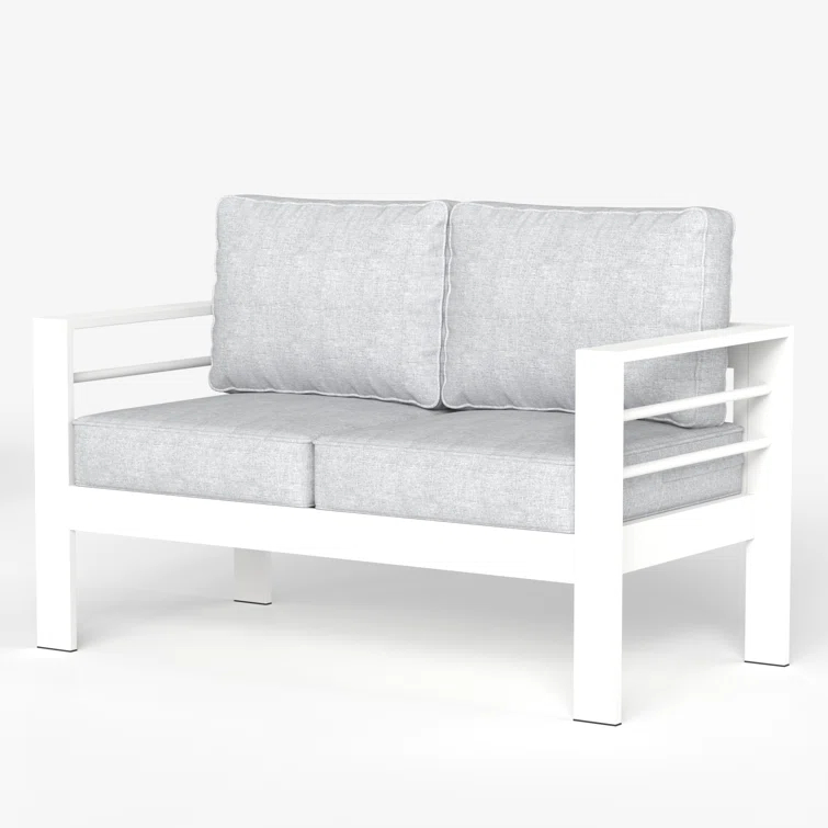 Alturas Standalone Product 50" Wide Outdoor Loveseat