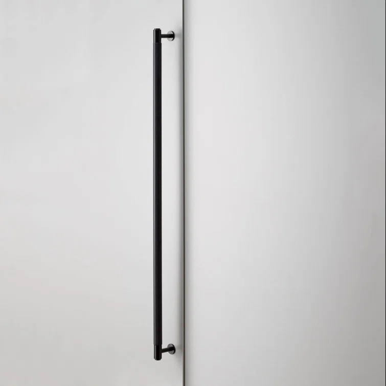 Buster + Punch 29.9 inch Black Cross Knurl Closet Bar