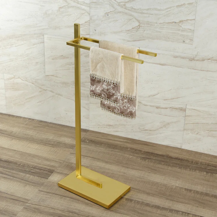 Kingston Brass Edenscape Freestanding Dual Towel Rack
