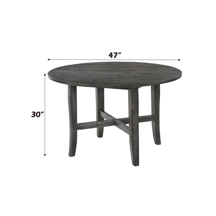 Kappel Round Dining Table in Rustic Oak