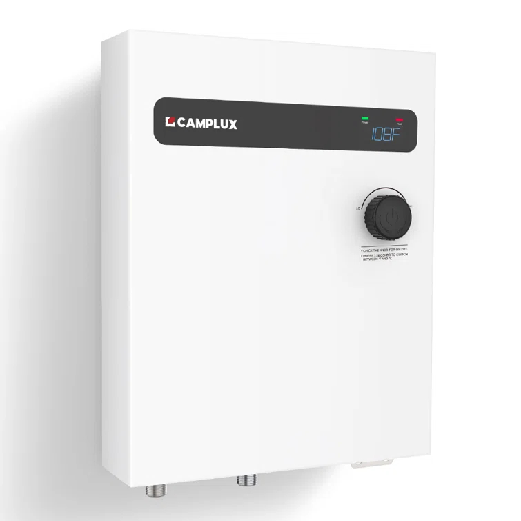 CAMPLUX 18KW 240V Electric Tankless Water Heater , Instant Hot Water Heater