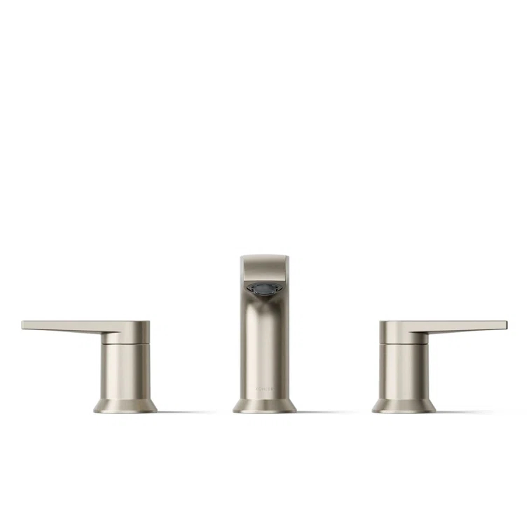 Kohler ® Hint ® Widespread Brushed Nickel Bathroom Sink Faucet