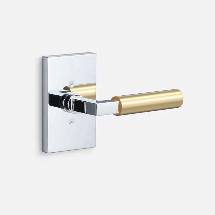 Door Lever with Levanto Dummy Rosette with Smooth Grip