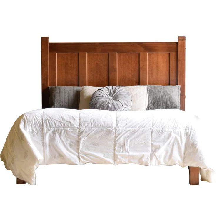 Shaker Solid Wood Panel Bed