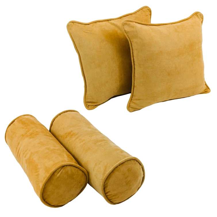 Microsuede Reversible Throw Pillow