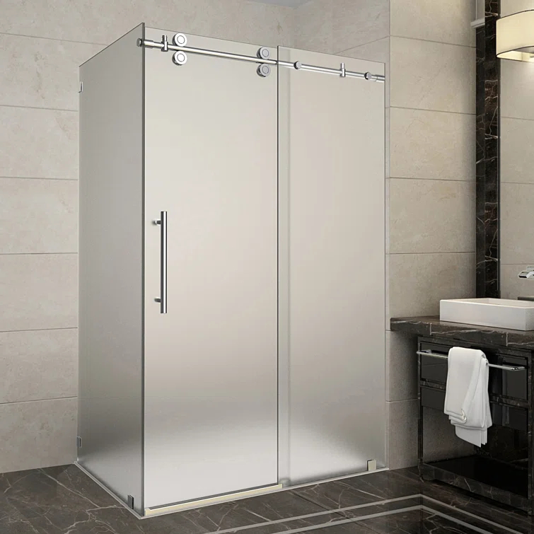 Langham 48" x 75" Rectangle Sliding Shower Enclosure