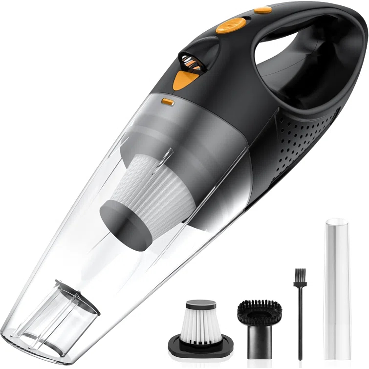 BEACHWATER POOL & SPA, LLC Handheld Vacuum Cordless With 2 Filters, Car Vacuum Cleaner High Power With Fast Charge Tech, Portable Rechargeable Mini Vacuum With Large-Capacity Battery | Wayfair