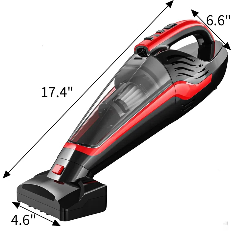 Pet Hair Handheld Vacuum, Car Vacuum Portable Cordless With Reusable Filter And Motorized Brush, Hand Vacuum Cordless Rechargeable For Carpet, Couch & Stairs