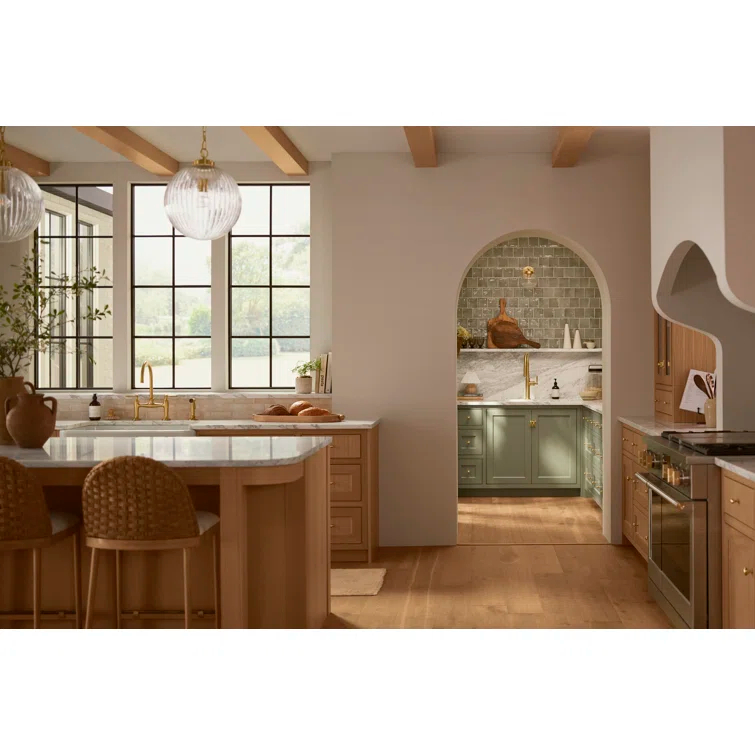 Edalyn by Studio McGee Pull-Down Kitchen Sink Faucet with Three-Function Sprayhead