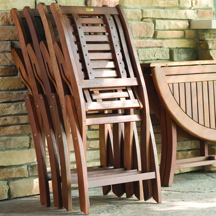 Fleur Outdoor Folding Dining Side Chair