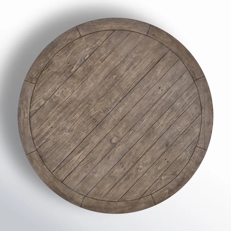 Kinston Solid Wood Pedestal Dining Table