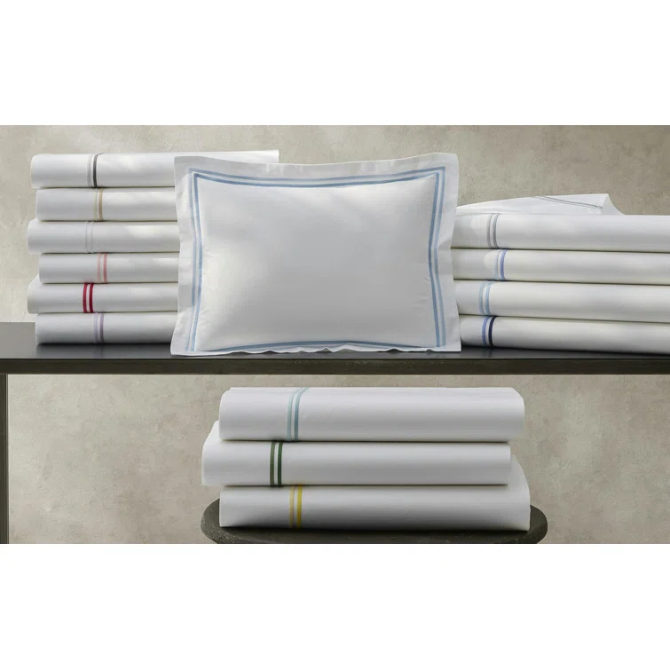 Twin Pool Cotton Duvet Cover with Satin Stitch
