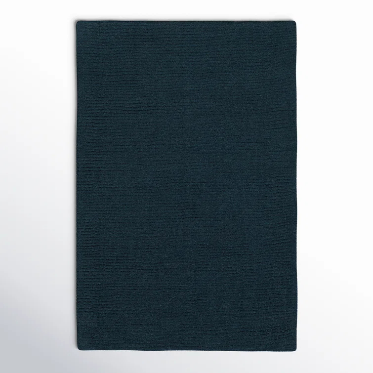 Crowe Wool Dark Blue Rug