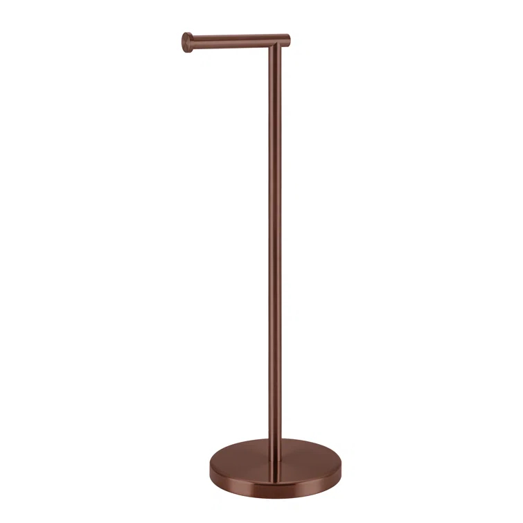 KES Freestanding Toilet Paper Holder with Weighted Base 26" H SUS304 Stainless Steel